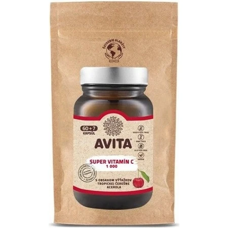 AVITA SUPER VITAMINE C 1000 mg 1×60 cps, voedingssupplement