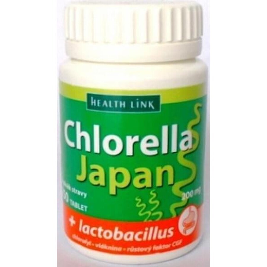 Health Link CHLORELLA JAPAN 1×250 tbl, clorella
