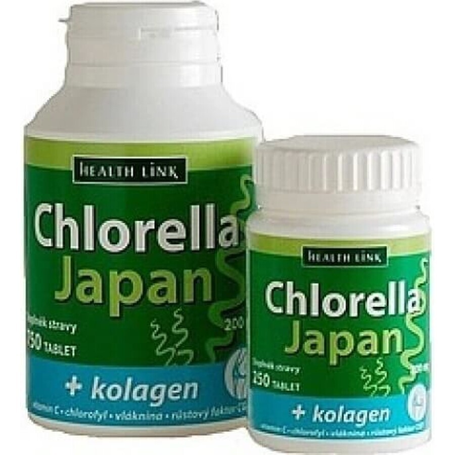 Health Link CHLORELLA JAPAN 1×250 tbl, clorella