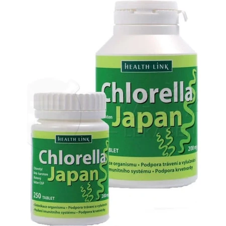 Health Link CHLORELLA JAPAN 1×250 tbl, chlorella