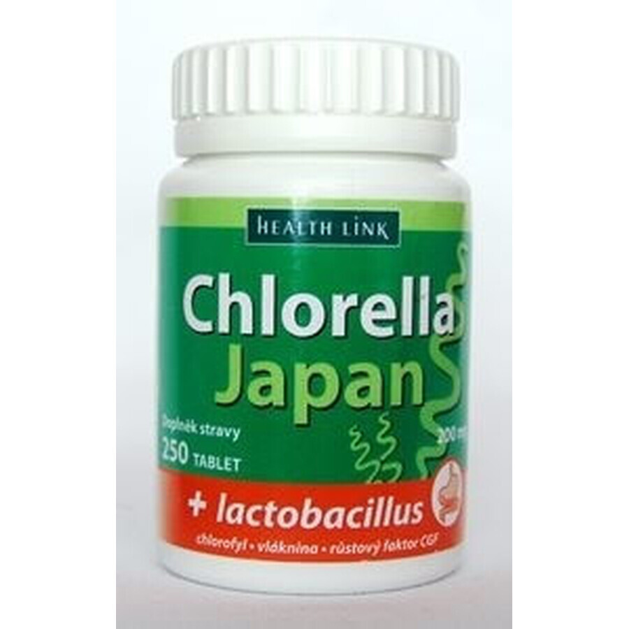 Health Link CHLORELLA JAPAN 1×250 tbl, clorella
