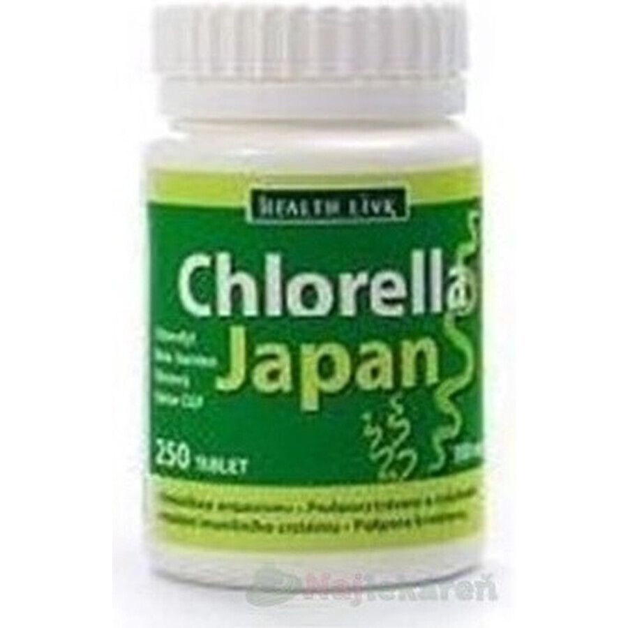 Health Link CHLORELLA JAPAN 1×250 tbl, clorella
