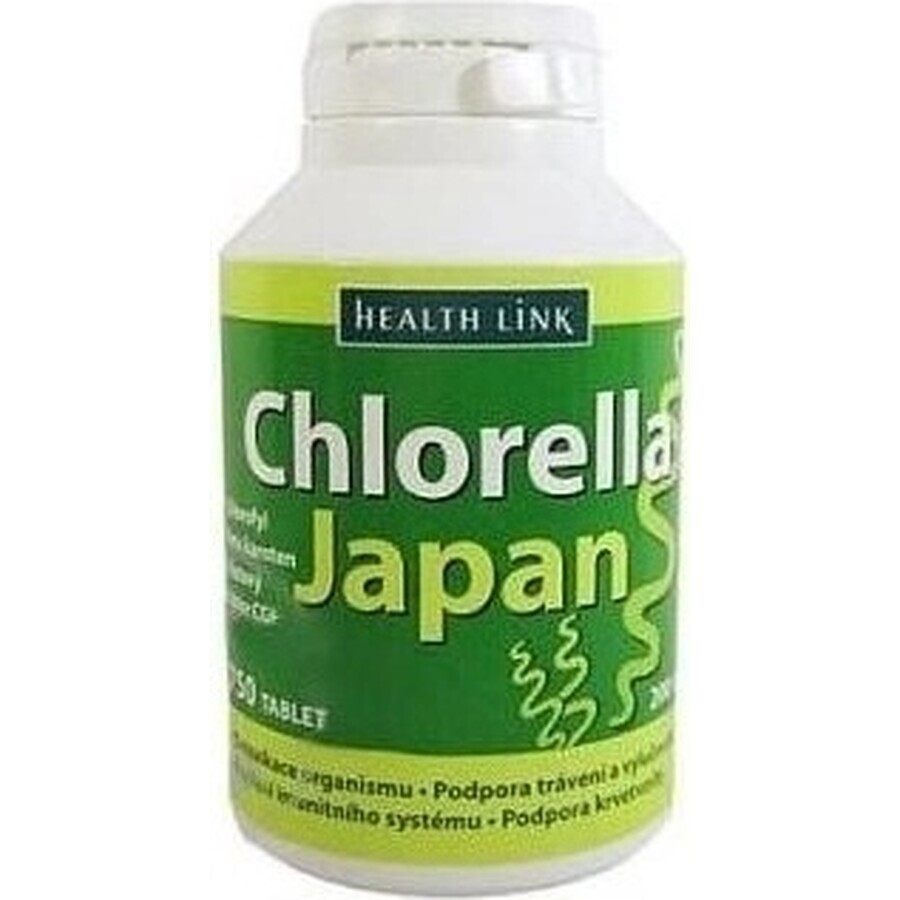 Health Link CHLORELLA JAPAN 1×250 tbl, clorella