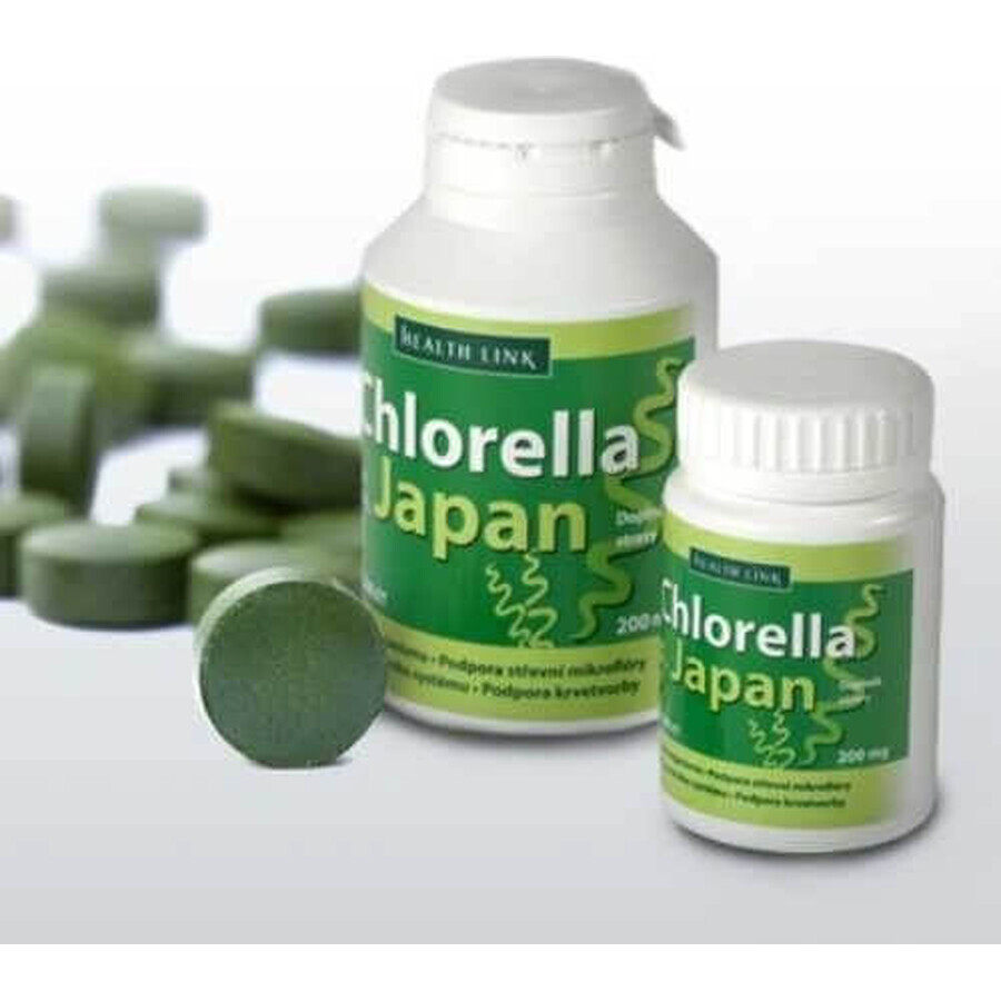 Health Link CHLORELLA JAPAN 1×250 tbl, clorella