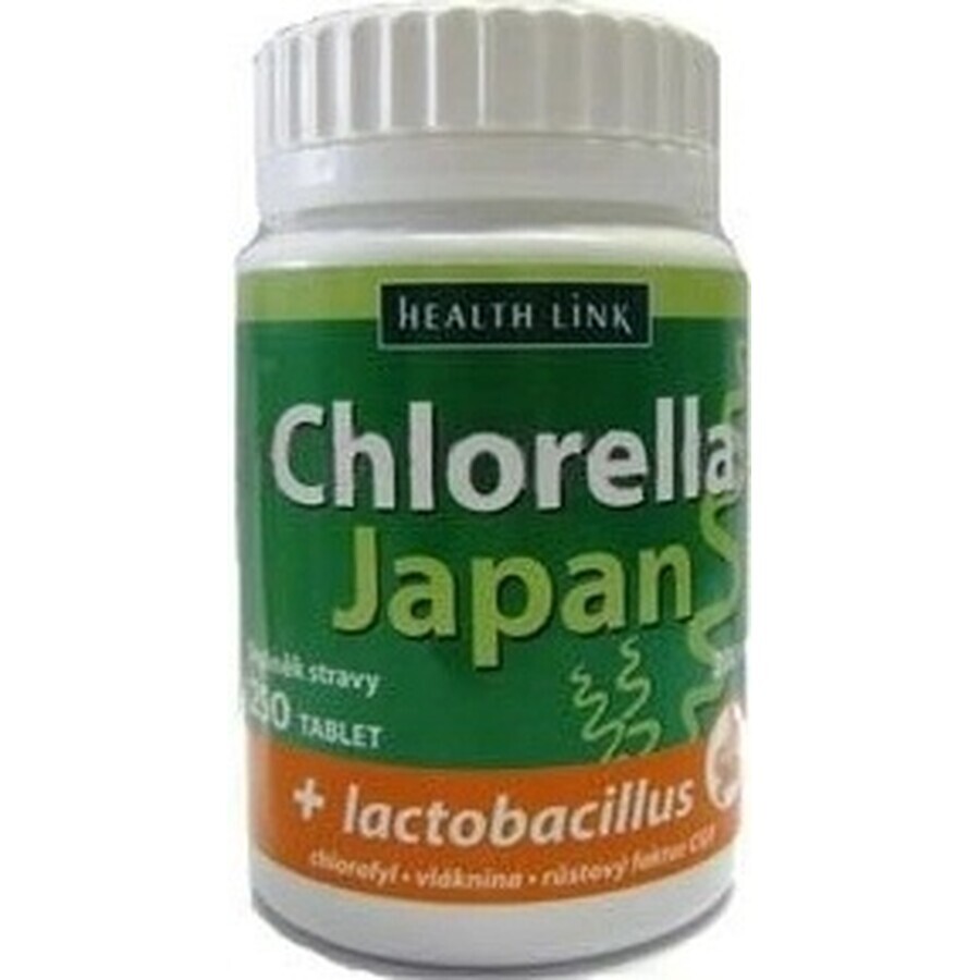 Health Link CHLORELLA JAPAN 1×250 tbl, clorella