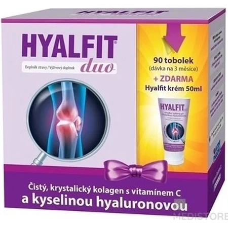 Geschenkverpakking HYALFIT DUO 1×1 set, 90 cps + Hyalfit gel 50 ml GRATIS