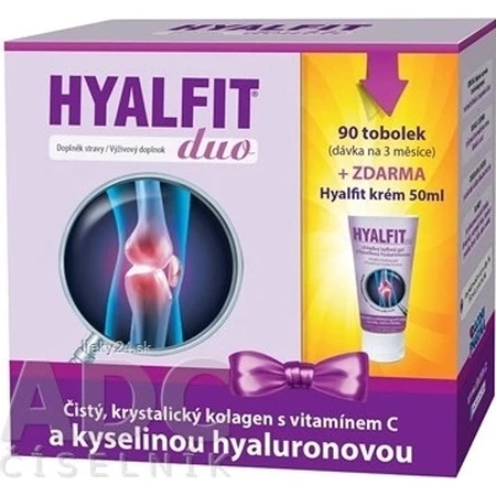 Geschenkverpakking HYALFIT DUO 1×1 set, 90 cps + Hyalfit gel 50 ml GRATIS
