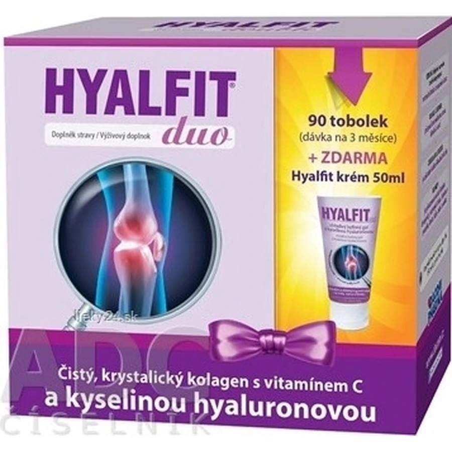 Geschenkverpakking HYALFIT DUO 1×1 set, 90 cps + Hyalfit gel 50 ml GRATIS