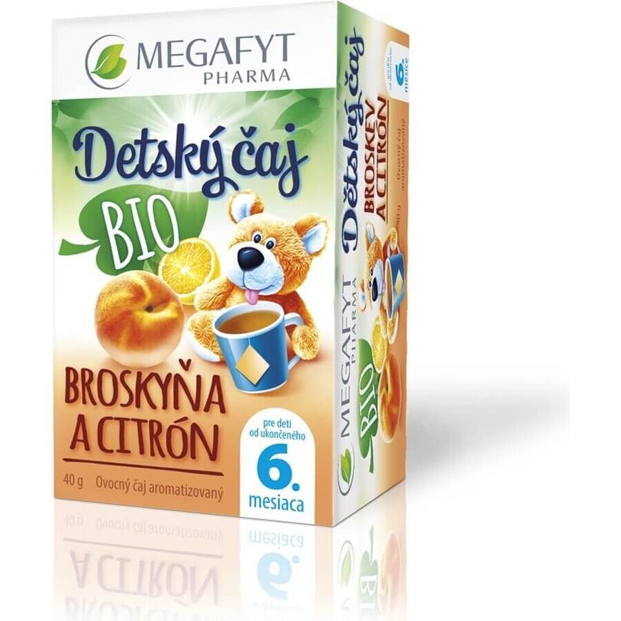MEGAFYT BIO APFEL MIT INULIN 1×40 g (20×2 g), Früchtetee für Kinder