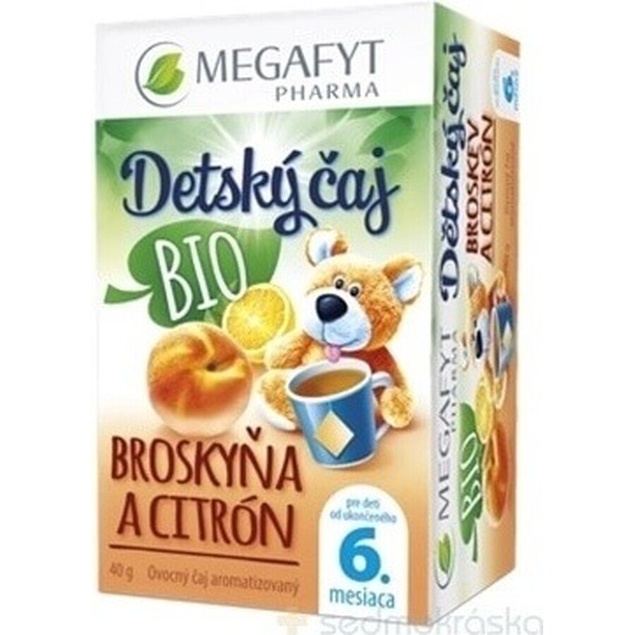 MEGAFYT BIO APFEL MIT INULIN 1×40 g (20×2 g), Früchtetee für Kinder