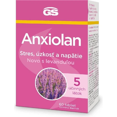 GS Anxiolan mit Lavendel 60 Tabletten 1×60 tbl, Nahrungsergänzungsmittel