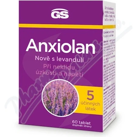 GS Anxiolan mit Lavendel 60 Tabletten 1×60 tbl, Nahrungsergänzungsmittel