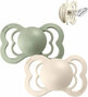 BIBS Couture Silikon kieferorthop&#228;dische Schnuller Elfenbein/Saline 1&#215;2St&#252;ck - Gr&#246;&#223;e 1