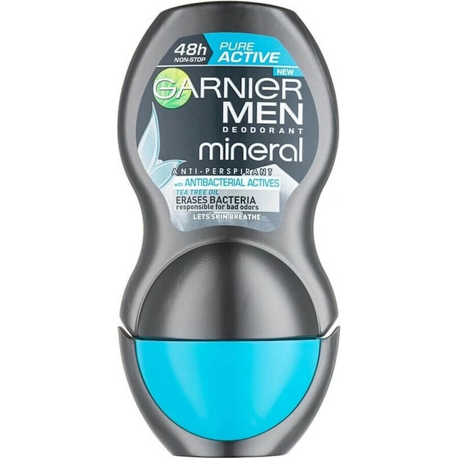 GARNIER Ball deodorant for men PURE ACTIVE 1×50 ml, antibacterial GARNIER Ball deodorant for men PURE ACTIVE 1×50 ml, antibacterial