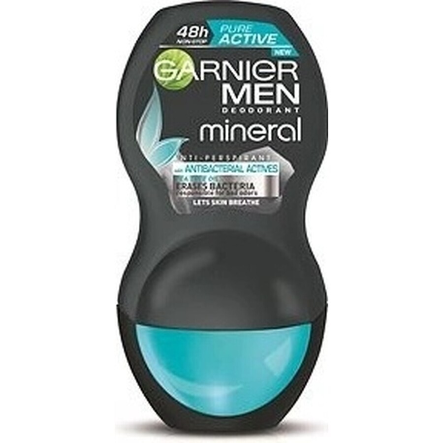 GARNIER Ball deodorant for men PURE ACTIVE 1×50 ml, antibacterial GARNIER Ball deodorant for men PURE ACTIVE 1×50 ml, antibacterial