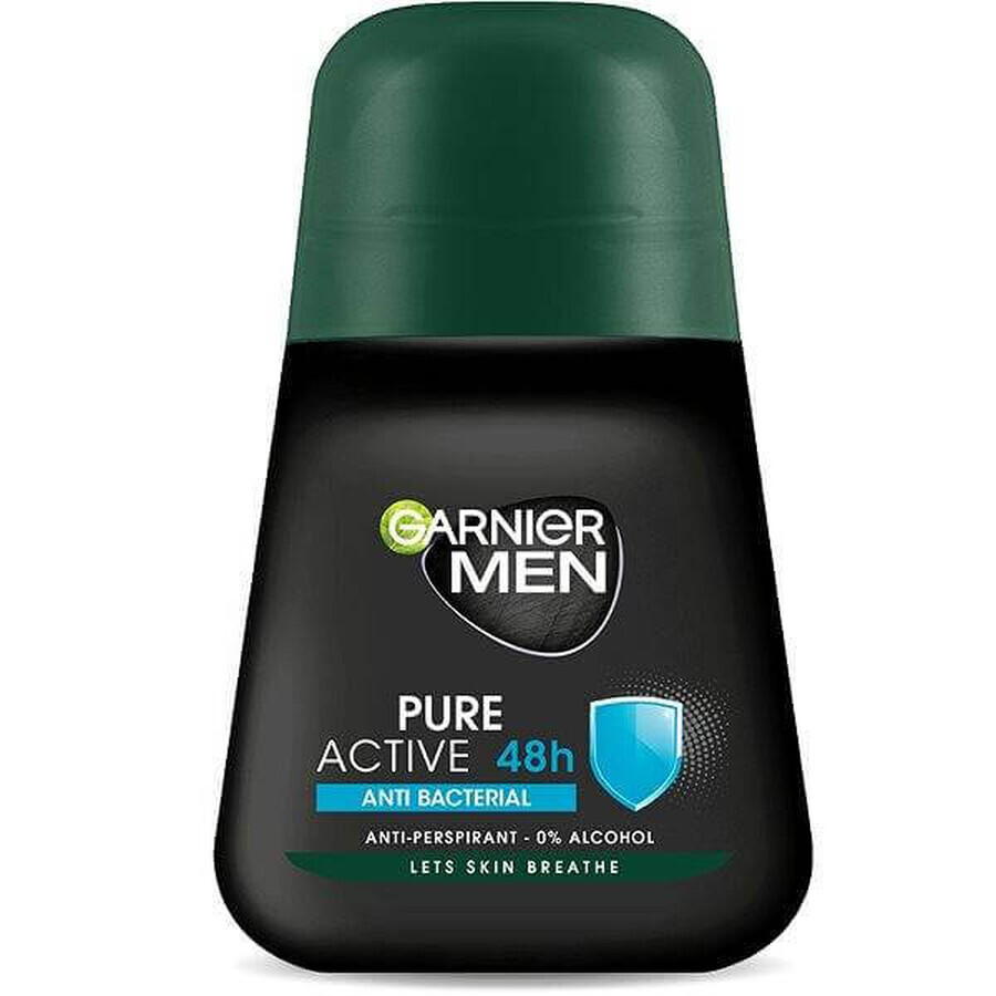 GARNIER Ball deodorant for men PURE ACTIVE 1×50 ml, antibacterial GARNIER Ball deodorant for men PURE ACTIVE 1×50 ml, antibacterial