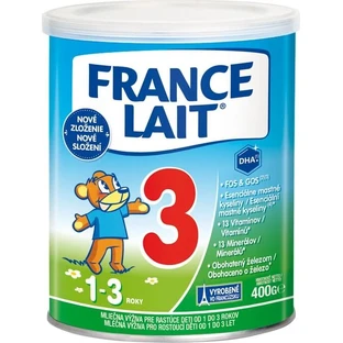 France Lait 3 Milk formula for toddlers 1 to 3 years 1×400 g, milk formula (1-3 years)