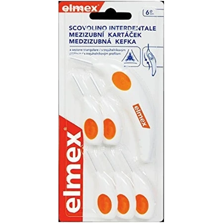 ELMEX INTERDENTAL Brosses interdentaires nr.6 orange 1×4 pcs, brosses interdentaires