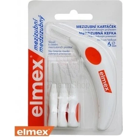 ELMEX INTERDENTAL Brosses interdentaires nr.6 orange 1×4 pcs, brosses interdentaires