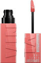 Maybelline New York Barra de labios l&#237;quida Superstay Vinyl Ink 100 Charmed, 4,2 ml 1&#215;4,2 ml, barra de labios l&#237;quida