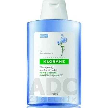KLORANE Organic Flax Shampoo 1×200ml, shampoo voor fijn haar zonder volume