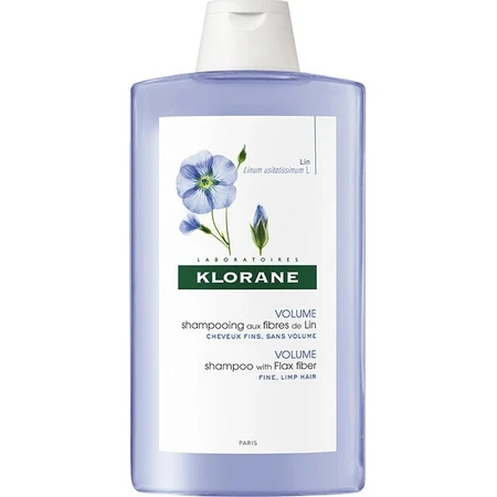 KLORANE Organic Flax Shampoo 1×200ml, shampoo voor fijn haar zonder volume