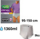 DEPEND SUPER L/XL for men 1x9 pcs, elastic briefs, hip circumference 95-150 cm