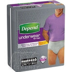 DEPEND SUPER L/XL für Männer 1x9 Stück, elastische Slips, Hüftumfang 95-150 cm DEPEND SUPER L/XL für Männer 1x9 Stück, elastische Slips, Hüftumfang 95-150 cm