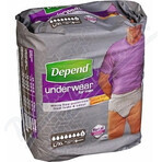 DEPEND SUPER L/XL für Männer 1x9 Stück, elastische Slips, Hüftumfang 95-150 cm DEPEND SUPER L/XL für Männer 1x9 Stück, elastische Slips, Hüftumfang 95-150 cm