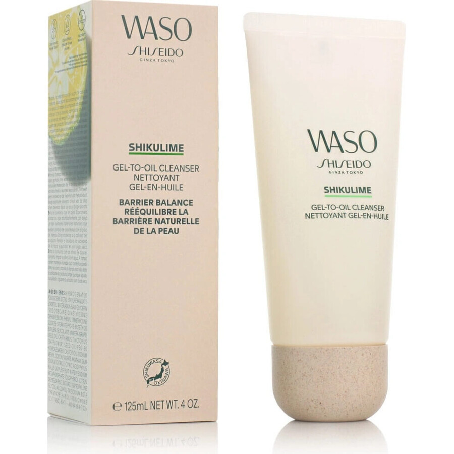 Shiseido Wiseido Waso Shikulime limpiador y desmaquillante 1×125 ml, gel limpiador