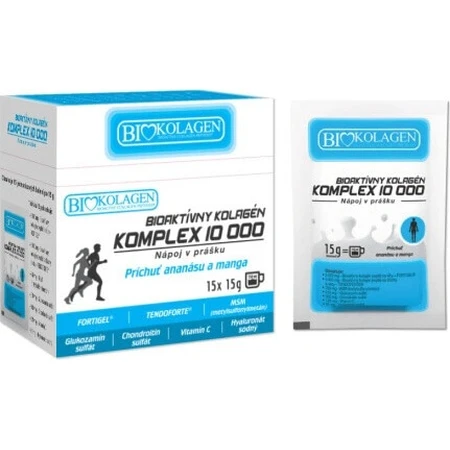 ASP BIOKOLAGEN Colágeno Bioactivo COMPLEX 10 000 15×15 g, bebida en polvo, sobre (225 g)