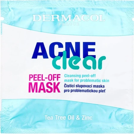 Dermacol Acneclear Cleansing Peeling Mask 1×8 ml, cleansing mask