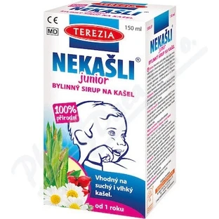TEREZIA NEKAŠLI JUNIOR hoestsiroop op basis van kruiden 1×150 ml, siroop