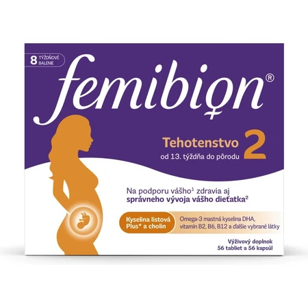 Femibion 2 Grossesse, 56 tbl + 56 cps, complément alimentaire