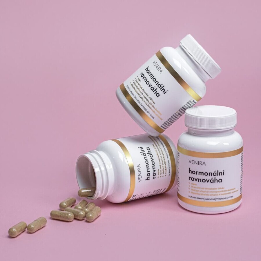 VENIRA Hormonal balance 1×80 cps, food supplement for hormonal balance