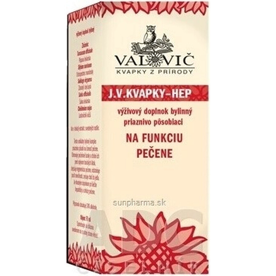 J.V. HEP 1×50 ml, para la función hepática