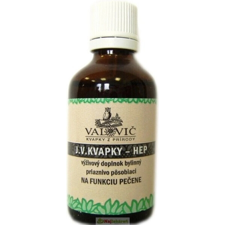 J.V. HEP 1×50 ml, para la función hepática