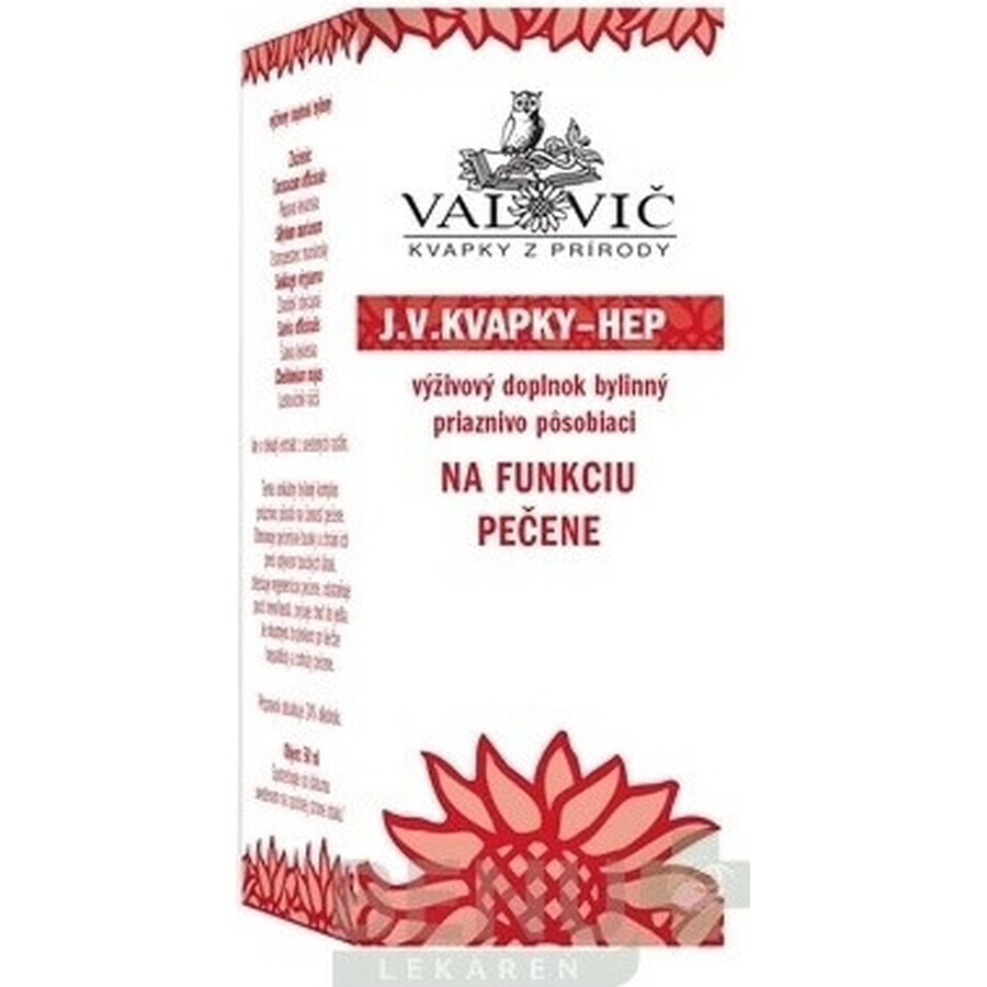 J.V. HEP 1×50 ml, para la función hepática