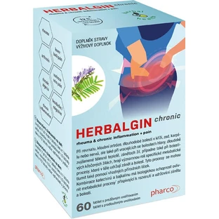 HERBALGIN chronic 1×60 tbl, complément alimentaire pour les personnes souffrant d'une inflammation de longue durée dans l'organisme