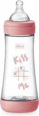 CHICCO Bottiglia Perfect 5 in silicone, 300 ml ragazza 1&#215;1 bottiglia 300 ml