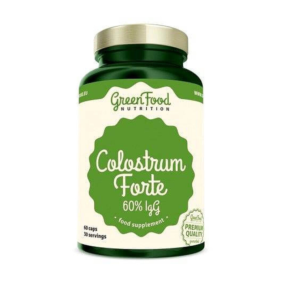 GreenFood Nutrition Colostrum Colostrum Forte 60% IgG 60cps 1×60 cps