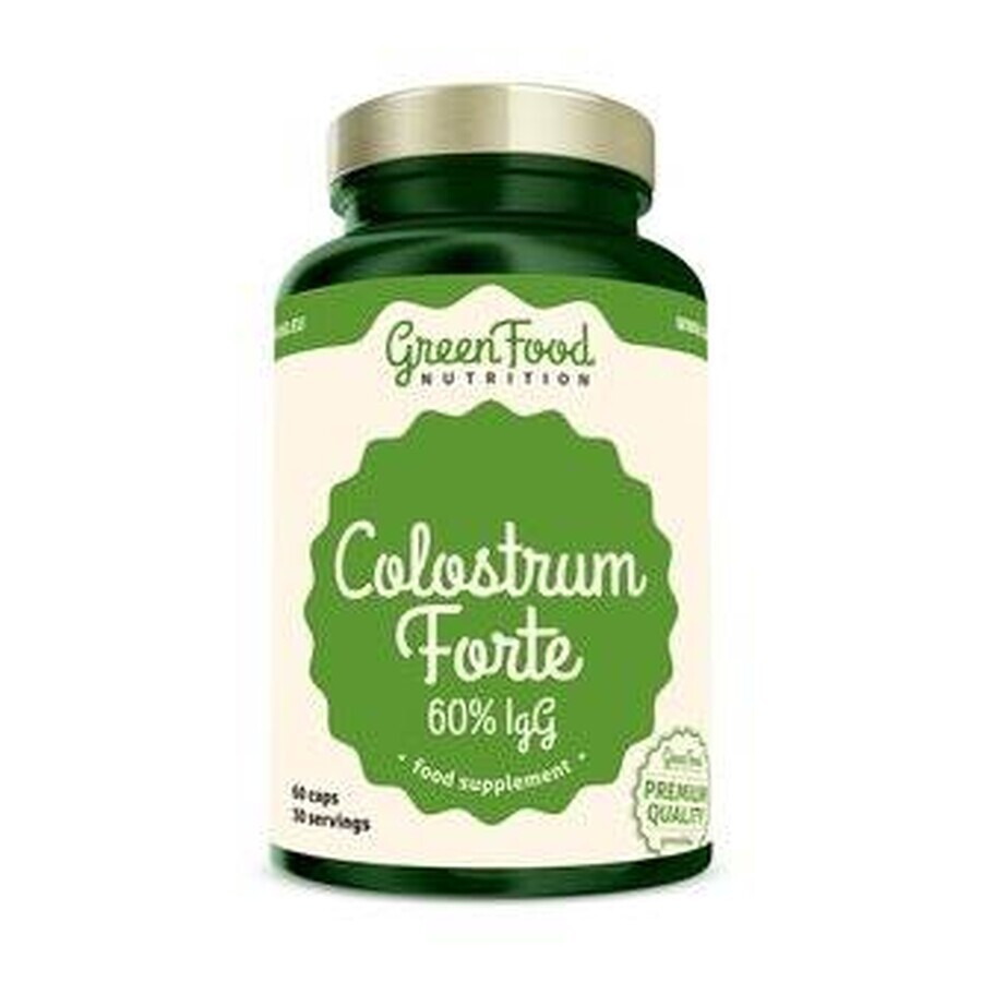 GreenFood Nutrition Colostrum Colostrum Forte 60% IgG 60cps 1×60 cps