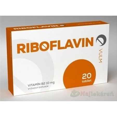 RIBOFLAVIN VULM 1×20 st, voedingssupplement