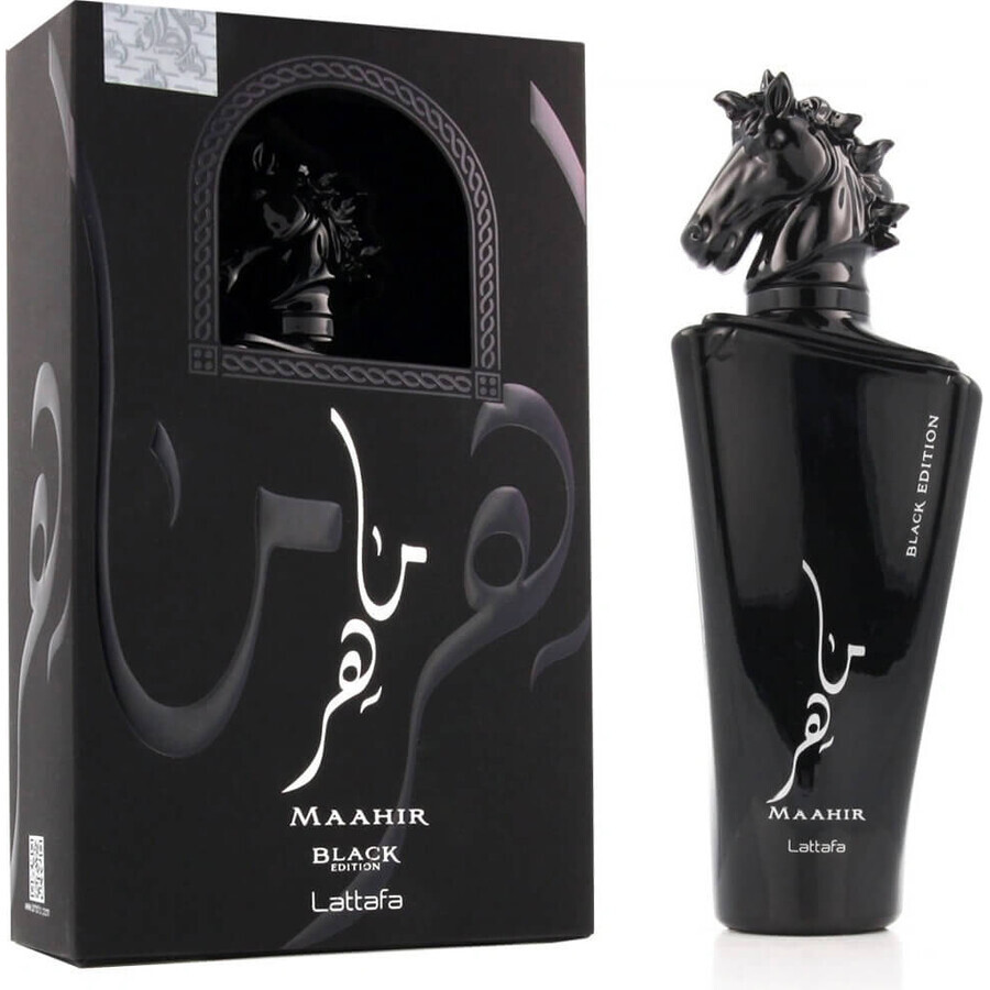 Lattafa Maahir Black Edition Edp 100ml 1×100 ml 1×100 ml, eau de parfum