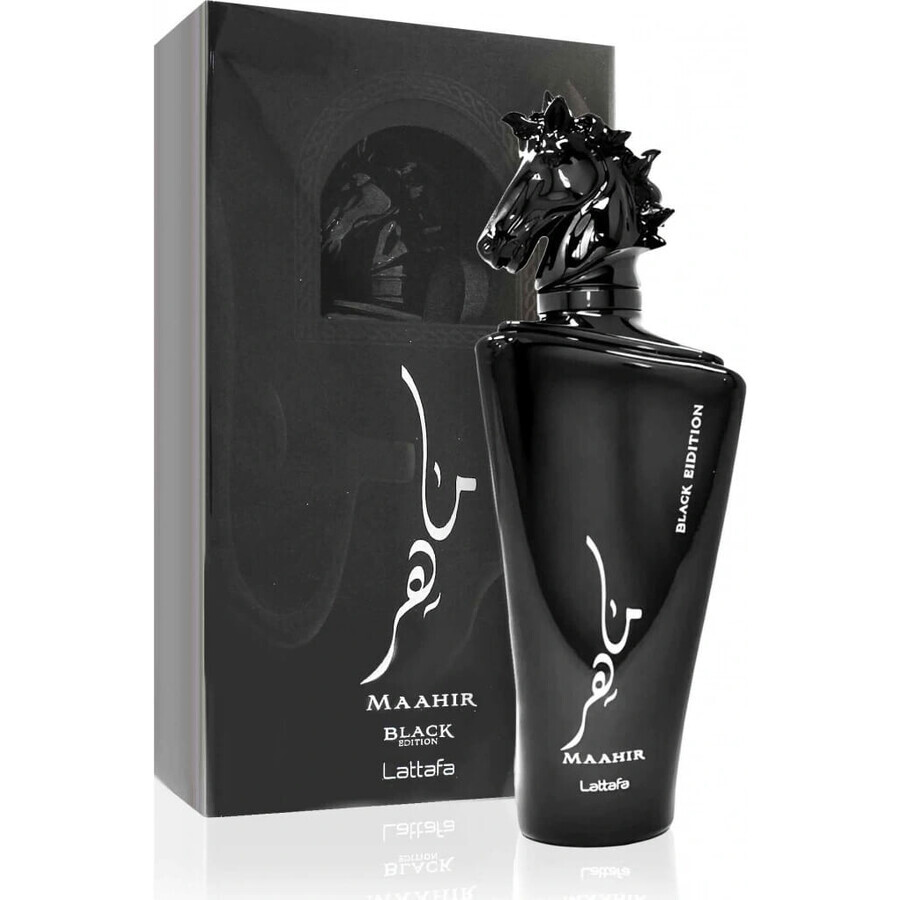 Lattafa Maahir Black Edition Edp 100ml 1×100 ml 1×100 ml, eau de parfum