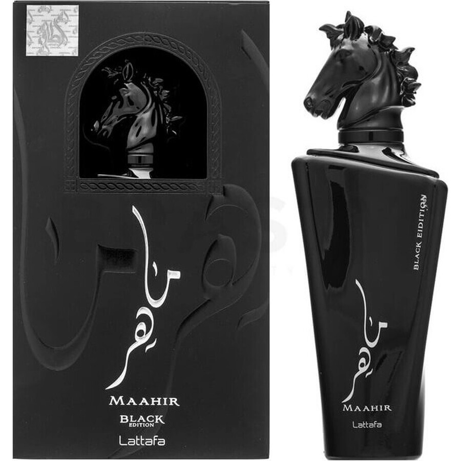 Lattafa Maahir Black Edition Edp 100ml 1×100 ml 1×100 ml, eau de parfum
