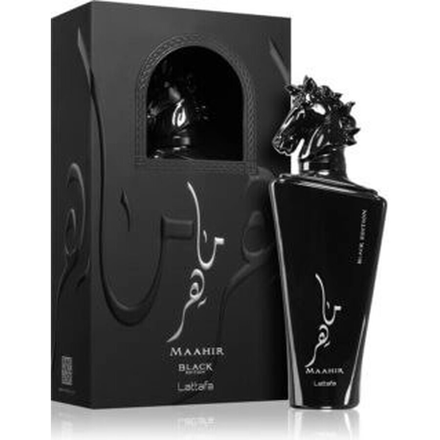 Lattafa Maahir Black Edition Edp 100ml 1×100 ml 1×100 ml, eau de parfum