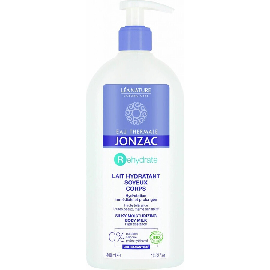Boutique JONZAC Rehydrate Hydrating BIO BODY MILK with pump 1×400 ml JONZAC Rehydrate Hydrating BIO BODY MILK with pump 1×400 ml