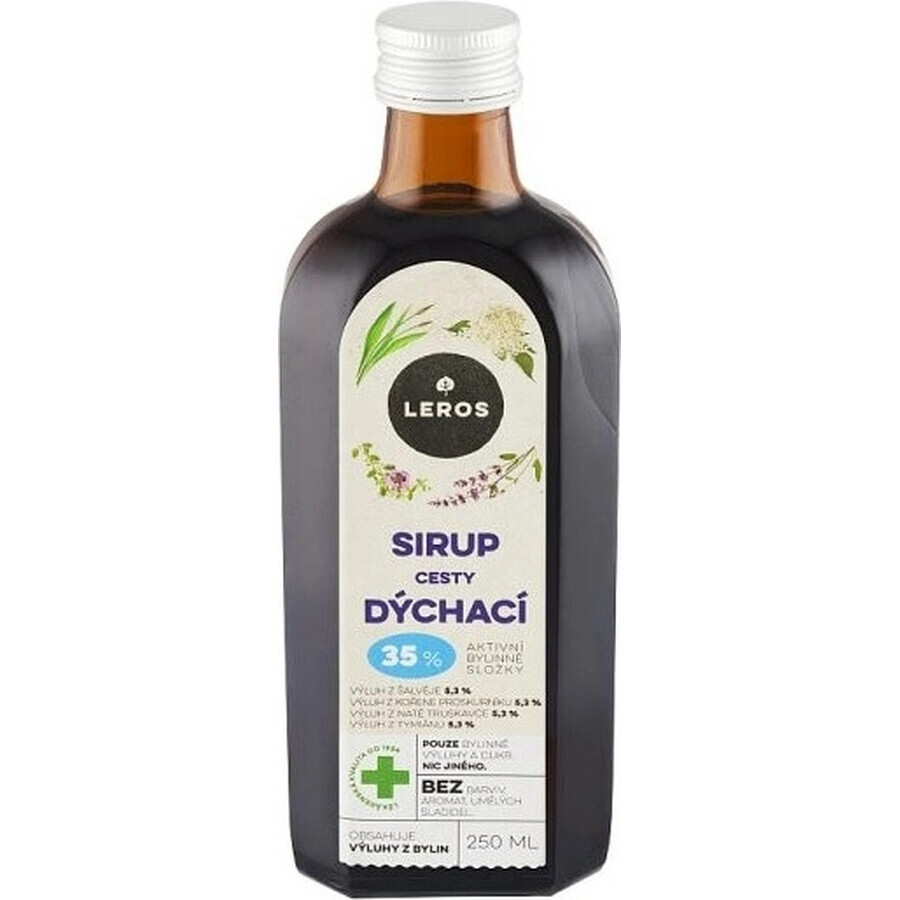 LEROS SIRUP VOYAGES RESPIRATOIRES 1×250 ml, complément alimentaire
