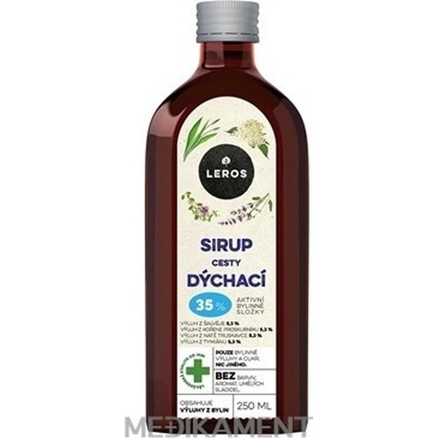 LEROS SIRUP VOYAGES RESPIRATOIRES 1×250 ml, complément alimentaire